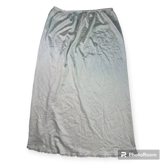 3/$20 Warner's VTG Women's Large 31" Length Nylon White Skirt Slip Lace *READ - Picture 2 of 7